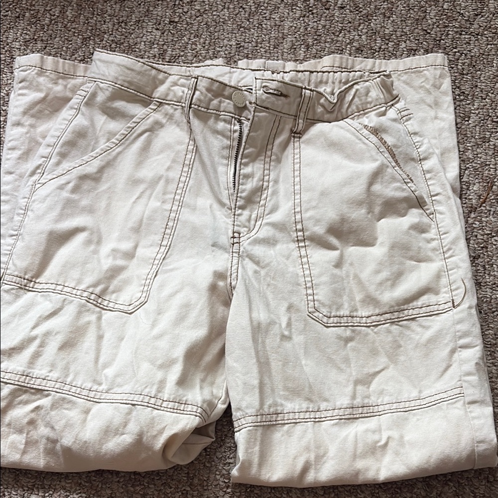Art Class Cream Cargo Pants Relaxed Fit